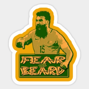 Socceroos - Mile Jedinak - FEAR THE BEARD! Sticker